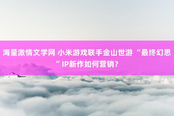 海量激情文学网 小米游戏联手金山世游 “最终幻思”IP新作如何营销？