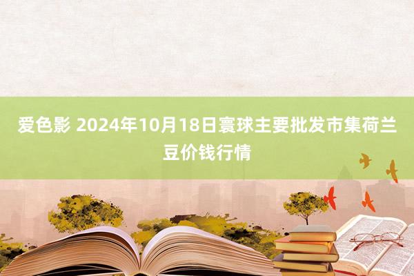 爱色影 2024年10月18日寰球主要批发市集荷兰豆价钱行情