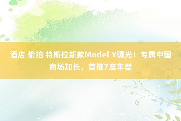 酒店 偷拍 特斯拉新款Model Y曝光！专属中国商场加长，首推7座车型