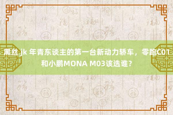 黑丝 jk 年青东谈主的第一台新动力轿车，零跑C01和小鹏MONA M03该选谁？